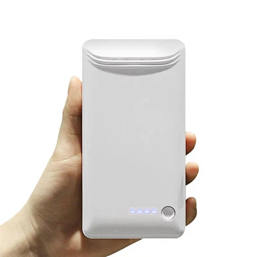 Free Sample jump starter Two USB output battery jumper car cables power bank car12v