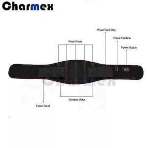 Charmex Multi-purpose vibrating body massage belt machine waist Massage Brace Belt