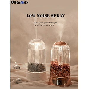Charmex Portable Car Air Humidifier 220ML USB LED Light Mini Mist Essential Oil Diffuser Aroma Humidifier
