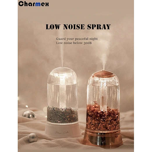 Charmex Portable Car Air Humidifier 220ML USB LED Light Mini Mist Essential Oil Diffuser Aroma Humidifier