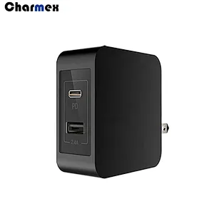 New 30W Plug Foldable 18W PD Adapter With Type-C+USB Travel Charger