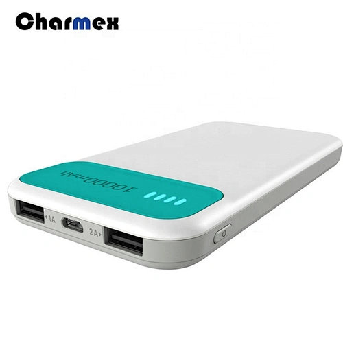 Ultra-thin Polymer Mobile Phone Power Bank 10000 mAh Cute Slim Power Bank For Mobile Phone
