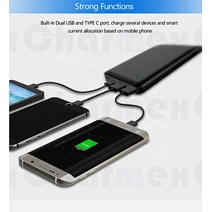 Charmex PD 45W 3USB +Type-c Patent Power Bank 26800MAH For iPhone11 and Laptop
