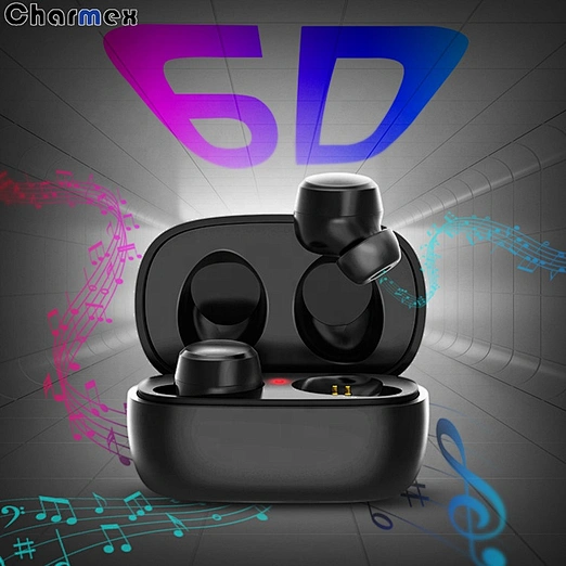 Charmex TWS Earphone Bluetooth 5.0 Headset TWS Wireless Earphones For Promotion Free Gift