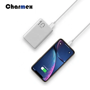 Charmex Mini Power Bank  Ultra-thin 10000 mAh Fast Charge Large Capacity