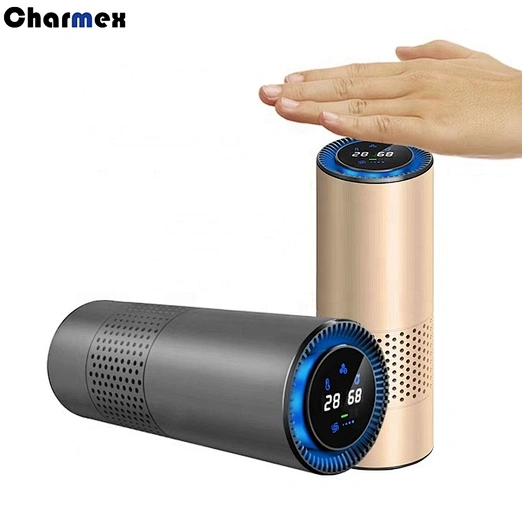 Charmex Car Air Purifier with Filter Portable USB Cleaner Remove Formaldehyde Cigarette Smoke Odor Smart Purifying Device Lonize