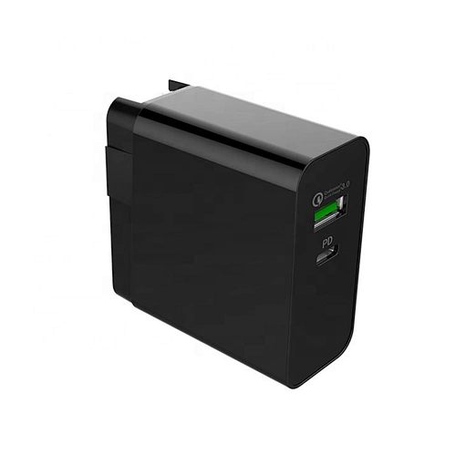New PD 27W Travel Charger Fast Charge Mobile Tablet PC 2 Port US  Fast Charger