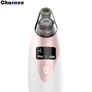 Charmex Portable Facial Pore Cleaner Electric Blackhead Remover Vacuum Tool Kit