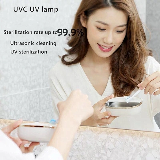 Charmex Ultrasonic Blue Light Sterilization Cleaning Box Contact Lens Jewelry Ultrasonic Sterilizer