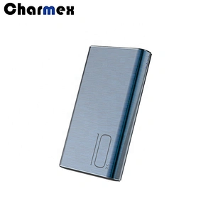 Charmex Portable Aluminum Alloy Mini Power Bank Hight Capacity 10000mAh Power Bank For iPhone