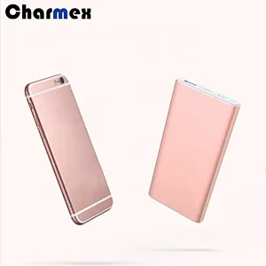New Model 5000mAh Ultra-Thin  Power Bank  Metal Polymer Portable Power Bank Supply Universal Type