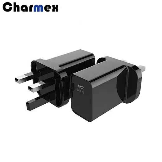 Charmex New UK PD18W Charger Single Port Fast  Suitable For Mobile Phone Laptop Travel Charger