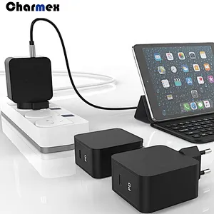 New PD Laptop Charger Adapter With Type-C+USB Travel Charger PD 30W Fast Charger