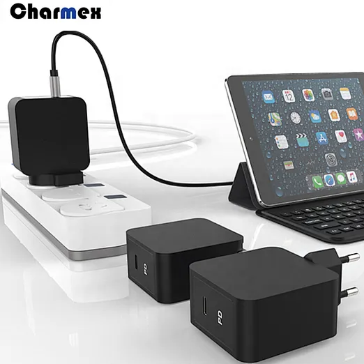 New PD Laptop Charger Adapter With Type-C+USB Travel Charger PD 30W Fast Charger