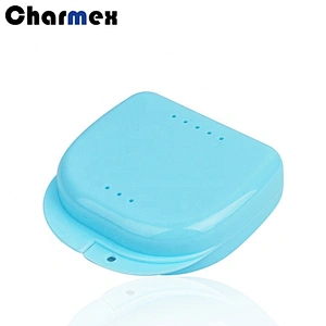 Charmex OEM Denture Box Color High Quality PP Material Braces Box Holder Braces Box