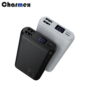 Charmex Power Bank 10000 PD, USB-C Powerbank (18W), External Battery with 10000mAh