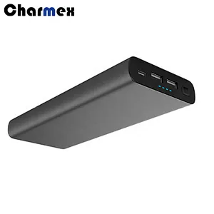 Ultra Slim Power Bank 3 patterns available 2 usb port smartphone charger Charmex power bank 26800mah