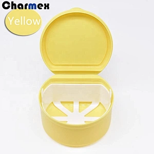 Charmex Denture Cleaning Box  Denture box with Rising Basket