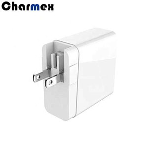 New PD 27W Travel Charger Fast Charge Mobile Tablet PC 2 Port US  Fast Charger