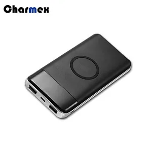 Charmex 10W Wireless Power Bank 2USB 10000mAh Large Capacity Portable Power Bank