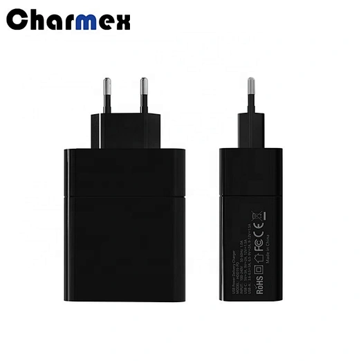 Charmex New wall Charger 48W 2USB-C 18W PD+2 Port QC3.0 usb Fast Charger QC4+ Charger