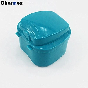 Charmex Blue Rising Basket Denture Cleaning Box Denture Box