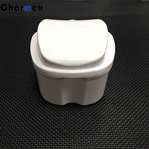 Charmex Blue Dental Retainer Case/Denture Storage Box/Denture Box