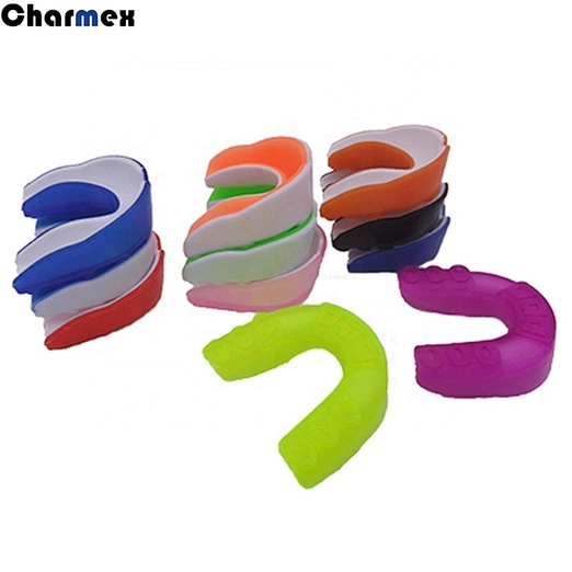 Charmex Sports Football Hockey Teeth Braces Gel Protecting Teeth Mouth Guard With Logo