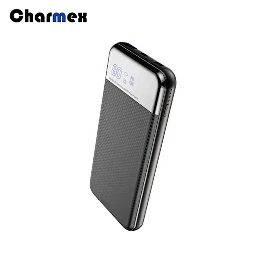 Charmex 18W Fast Charge Portable Power Bank Ultra-thin 10000 mAh PD+QC3.0 Power Bank