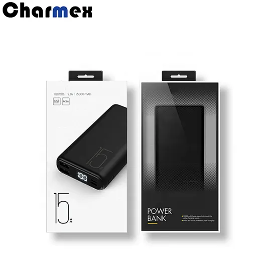 Charmex Power Bank 10000 PD, USB-C Powerbank (18W), External Battery with 10000mAh