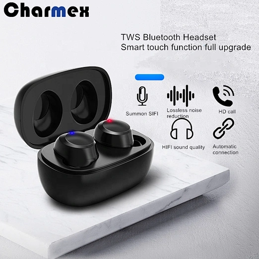 Charmex TWS Earphone Bluetooth 5.0 Headset TWS Wireless Earphones For Promotion Free Gift