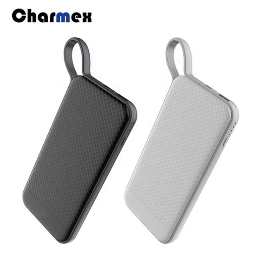 Ultra Thin Portable Charger 6000mAh Built-in Micro Portable Power Bank for Mobile Phone Charging