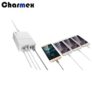 Charmex 52W QC3.0 Certification Mobile Phone Computer Universal 5 port Desktop Charger