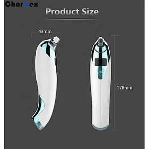 Charmex Portable Facial Pore Cleaner Electric Blackhead Remover Vacuum Tool Kit