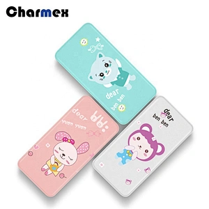 Charmex Cute Cartoon Dual USB Mi Power Bank 10000mah Power Bank External Battery Cute Power Bank