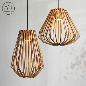 Modern wooden luxury Nordic decorative lamp 10W chandelier hotel lighting chandelier LED chandelier