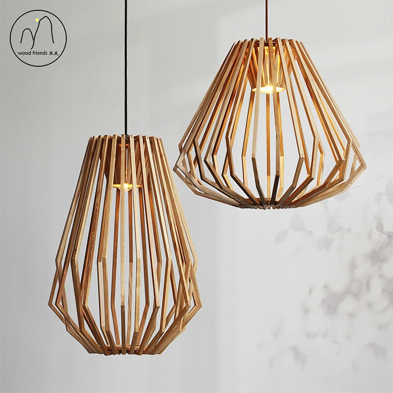 Modern wooden luxury Nordic decorative lamp 10W chandelier hotel lighting chandelier LED chandelier