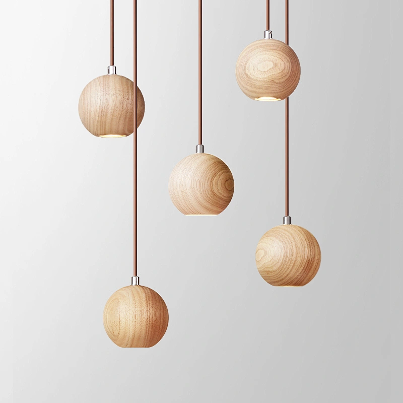 Modern ceiling chandelier luxury pendant light lighting wooden art lamp chandelier lamp hotel led chandelier