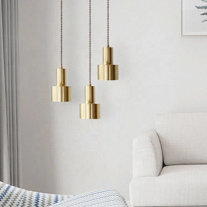 Modern luxury lighting golden chandelier living room staircase lighting decoration Nordic kitchen restaurant led chandelier