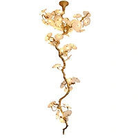 Modern designed all copper luxury chandelier ceiling lamp lighting creative LED crystal chandelier