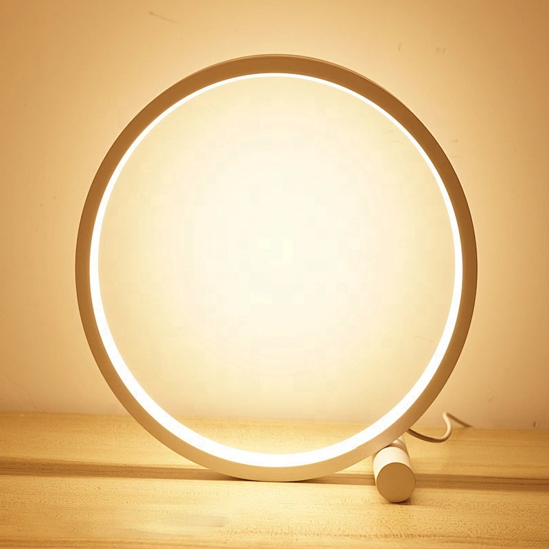 Simple and warm touch switch desk lamp with usb port bedside desk lamp metal led desk lamp