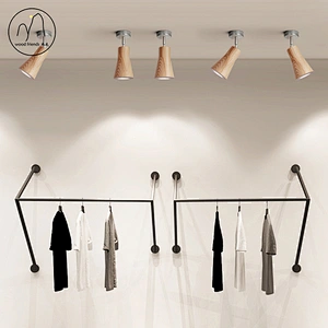 Modern wooden indoor 6w led home spotlight ceiling gu10 bar wall spotlight led spotlight