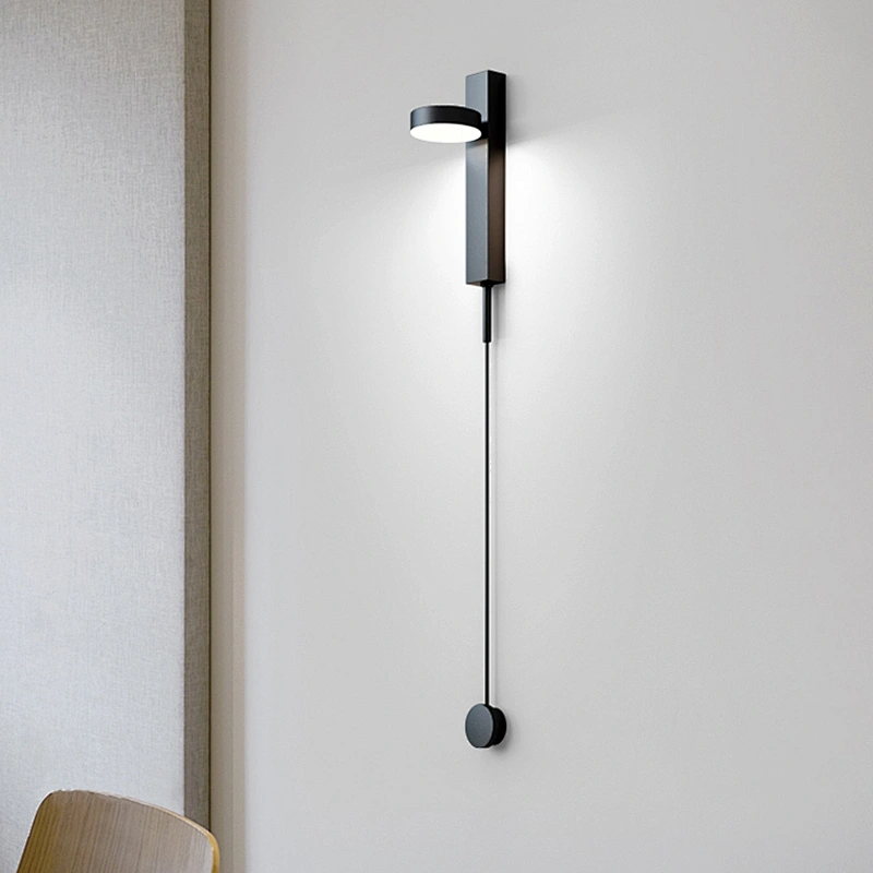 Nordic interior decorative lamp modern minimalist LED creative wall lamp design rotatable dimming bedroom led wall lamp
