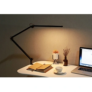 Swing arm LED desk lamp clip base reading eye protection room desk touch light small desk lamp
