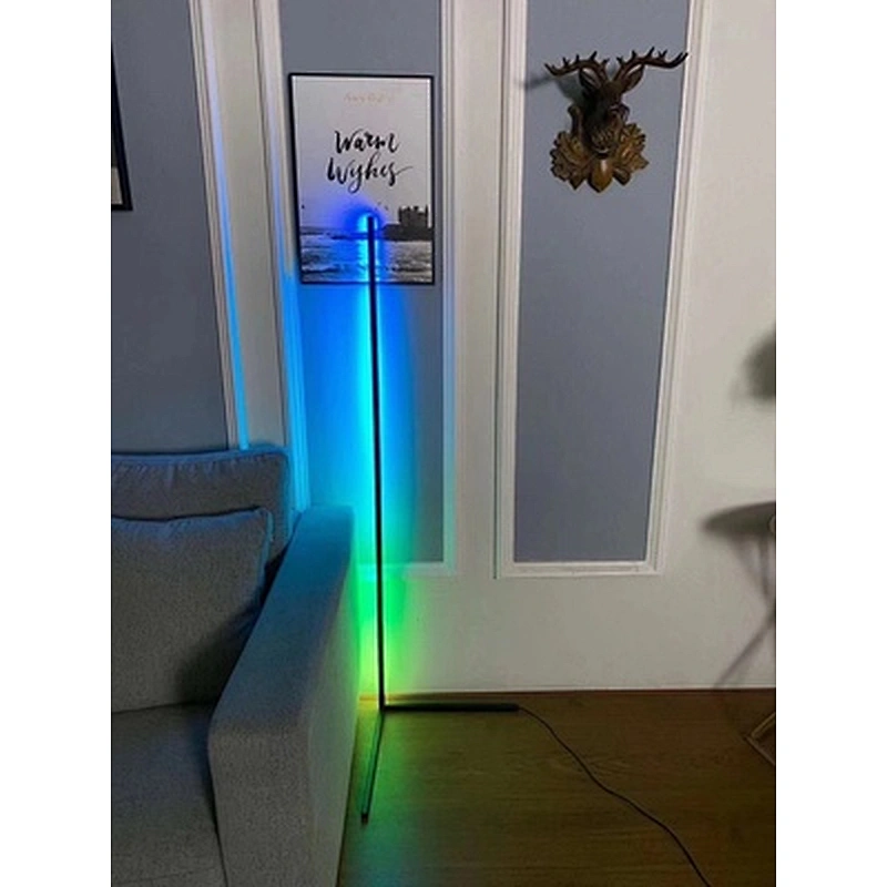 Direct selling unique modern dimmable standing minimalist RGB LED floor lamp