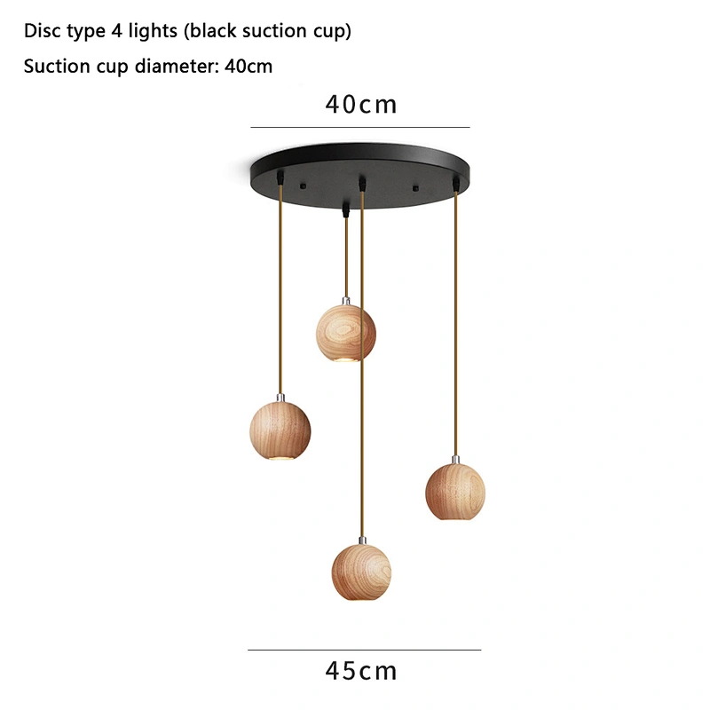 Modern ceiling chandelier luxury pendant light lighting wooden art lamp chandelier lamp hotel led chandelier