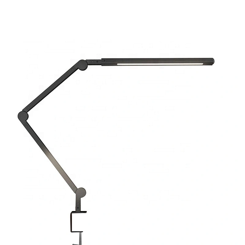 Swing arm LED desk lamp clip base reading eye protection room desk touch light small desk lamp