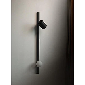 Black Art Design LED Bedside Lamp Simple Bedroom Wall Lamp Modern Simple Wall Lamp