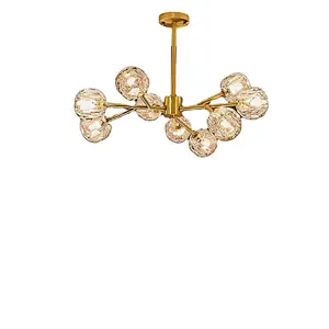 Newest design living room ceiling lamp lighting creative LED modern crystal chandelier