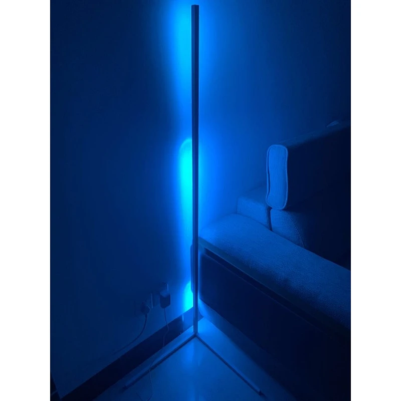 Direct selling unique modern dimmable standing minimalist RGB LED floor lamp